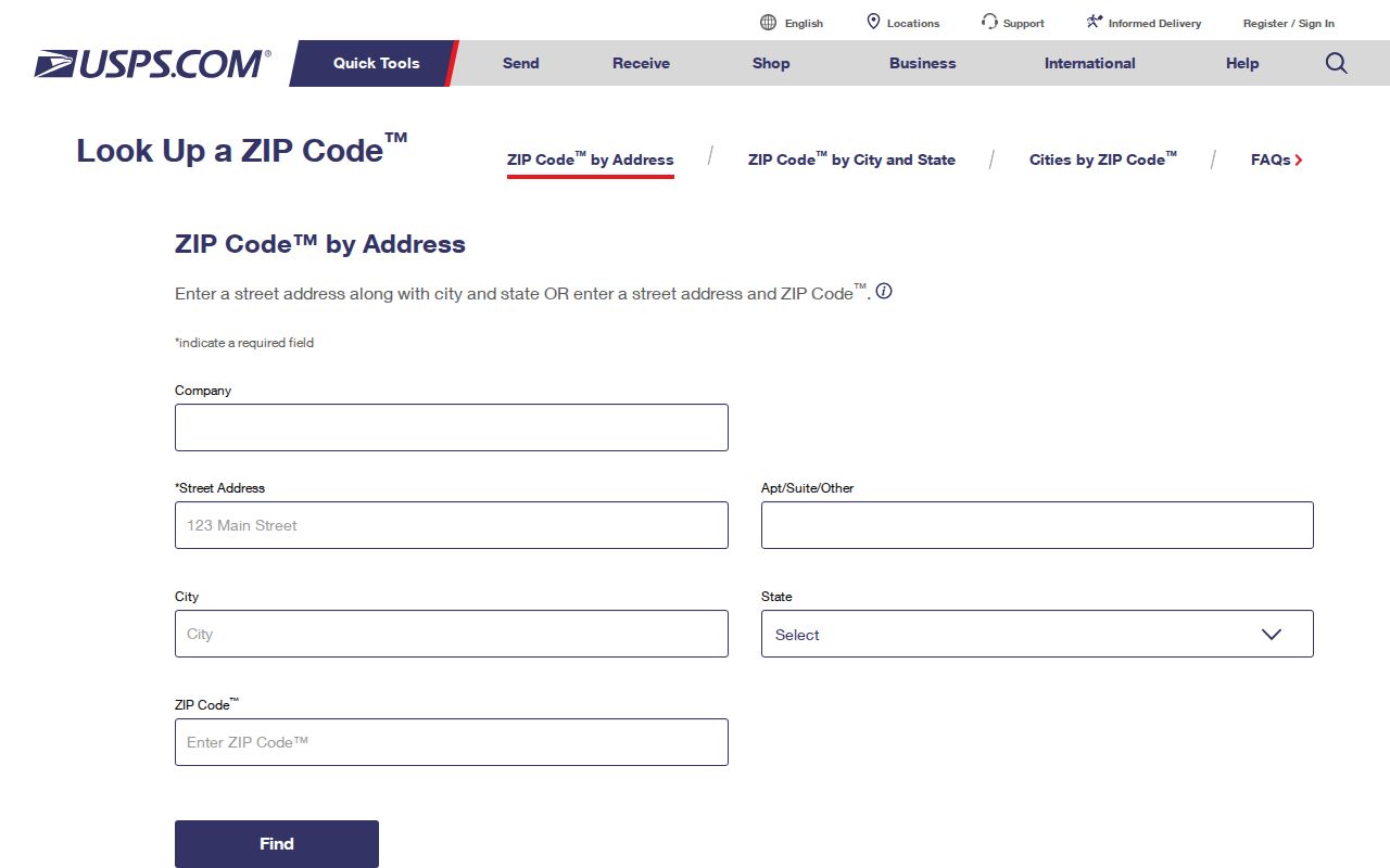 Coral Gables ZIP code directory USPS address lookup